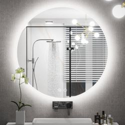 Round LED mirror 