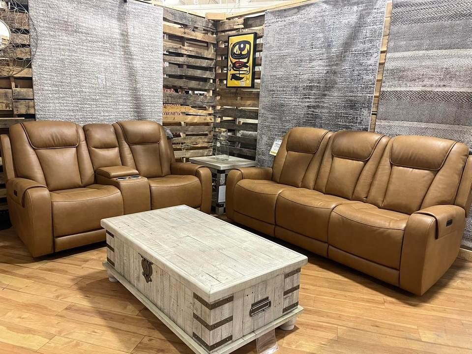 Genuine Leather Power Reclining Sofa Or Love Seat Your Choice