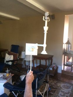 Pair of Wall Mount Swing Arm Lamps