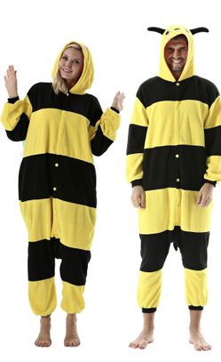 Yellow Bee Onesie Halloween Costume One Piece Unisex Medium