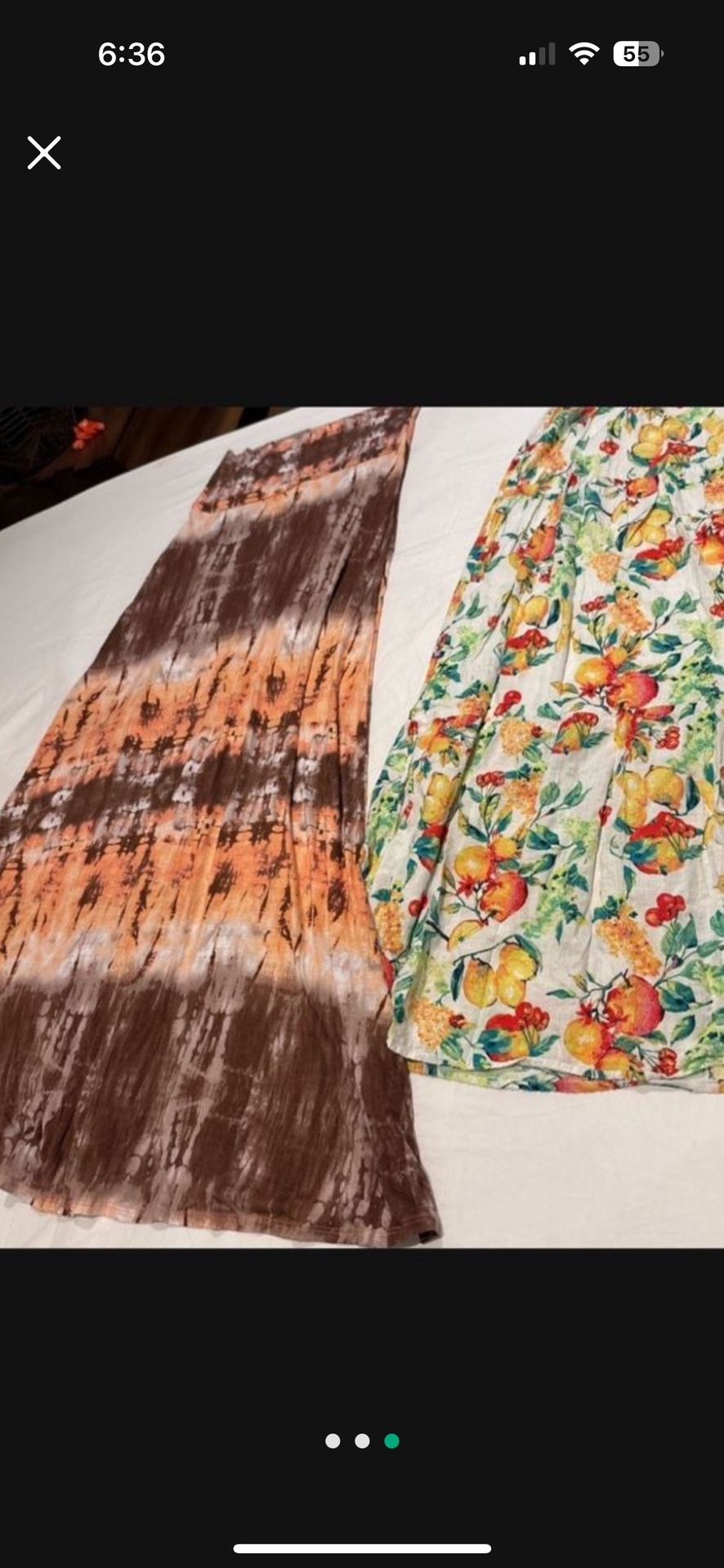 Two Women Long Skirts Midum Together Only