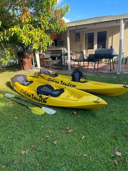 Pair of double kayacks 500 both / 250 each