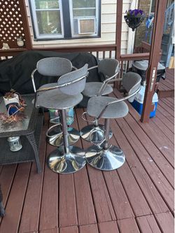 4 bar stool chairs