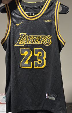 Nike Swingman LA Lakers NBA Black Mamba Lebron James Jersey Size 42 Large Youth