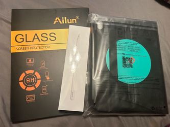 iPad Case, Screen Protector and iPencil