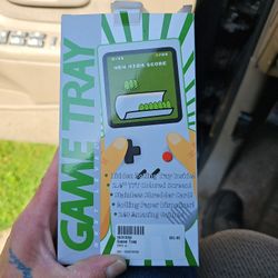 Game Tray With Rolling Station 