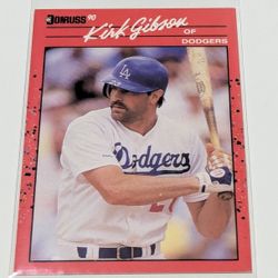 Los Angeles Dodgers Kirk Gibson #368 Donruss 90 Trading Card