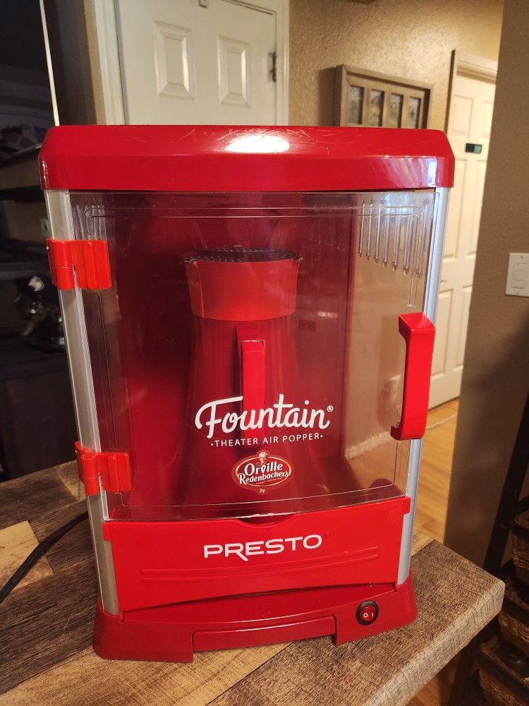 presto orville redenbacher's fountain hot air popper