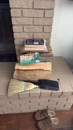 Wood fireplace kit