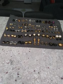 Vintage Snaps On Jewelry Earrings, Rings, Pendants