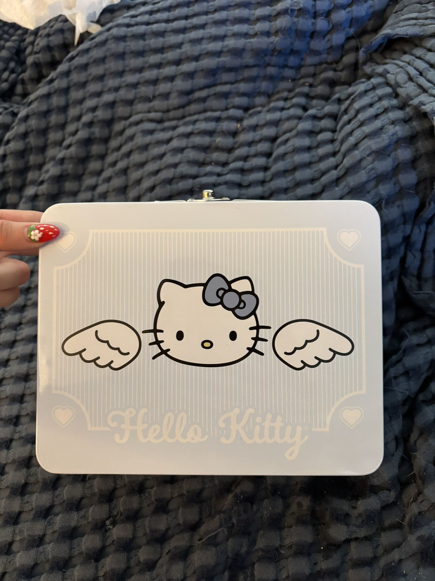hello kitty blue angel lunch box