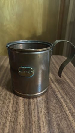 Antique Copper Liter Cup