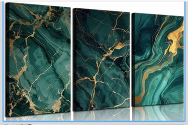 Wall art canvas set of 3  12x16