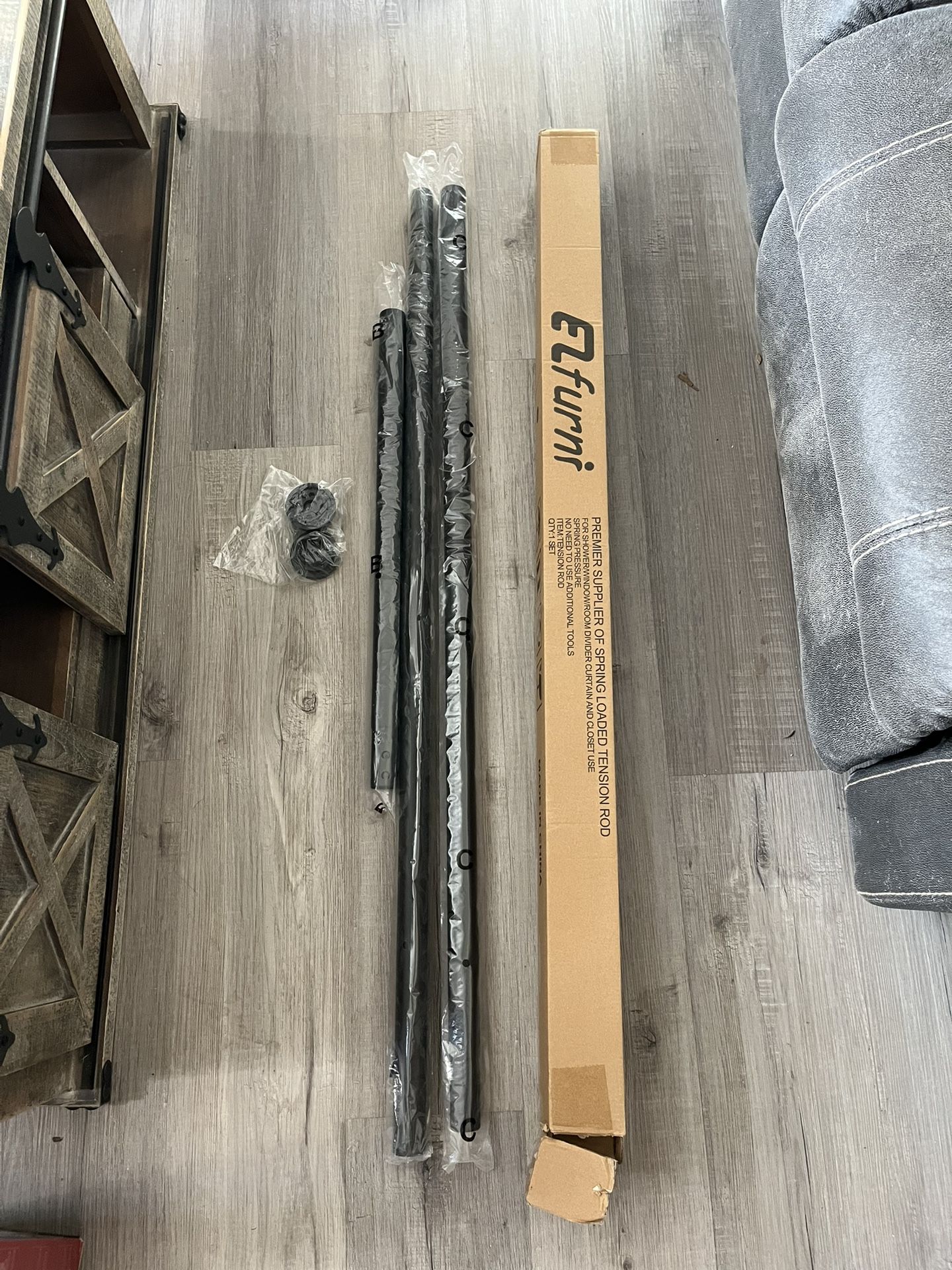 Tension rod (Black)