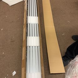 8ft LED Shop Light, 8' 100W 15000lm 6000K (25 Pack), 8 Foot Linkable led Shop Lights with Plug Fixture for Garage Workshop, T8 LED Tube Lights, High O