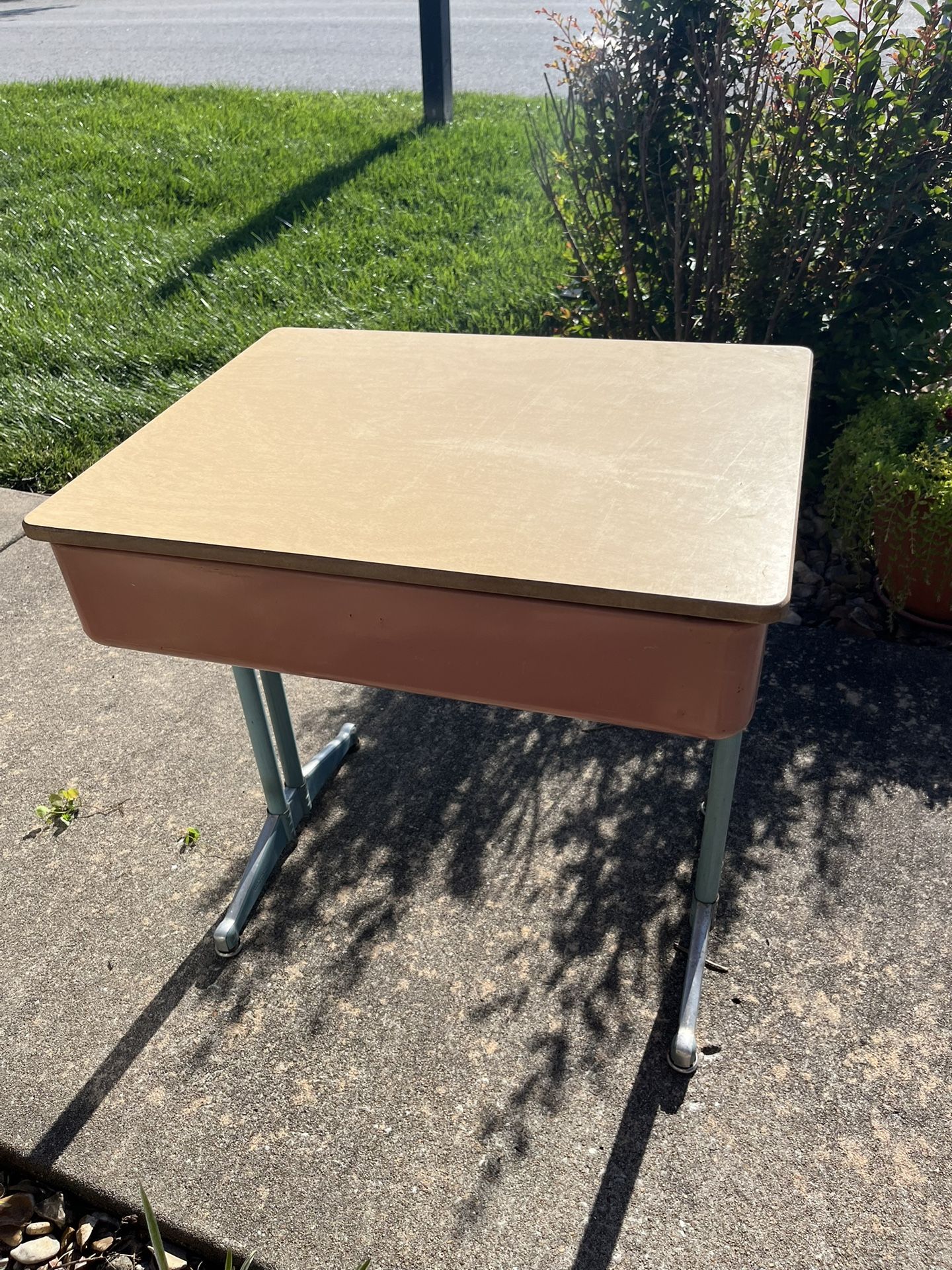 Vintage School Desk Made By Amerex