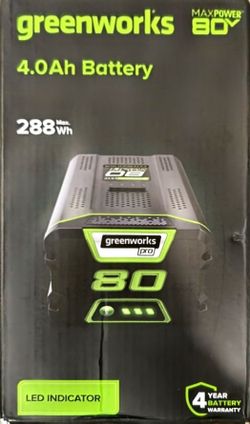 Green works Max Pro 80   (40.Ah Battery)