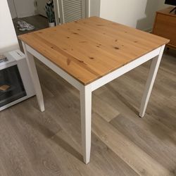 IKEA square table (LERHAMN)