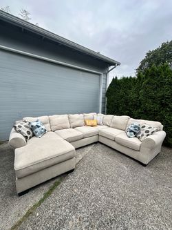 Ashley’s Big Sectional Couch - (Delivery Available)