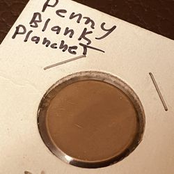 1 cent USA Blank Planchet , Collectible 
