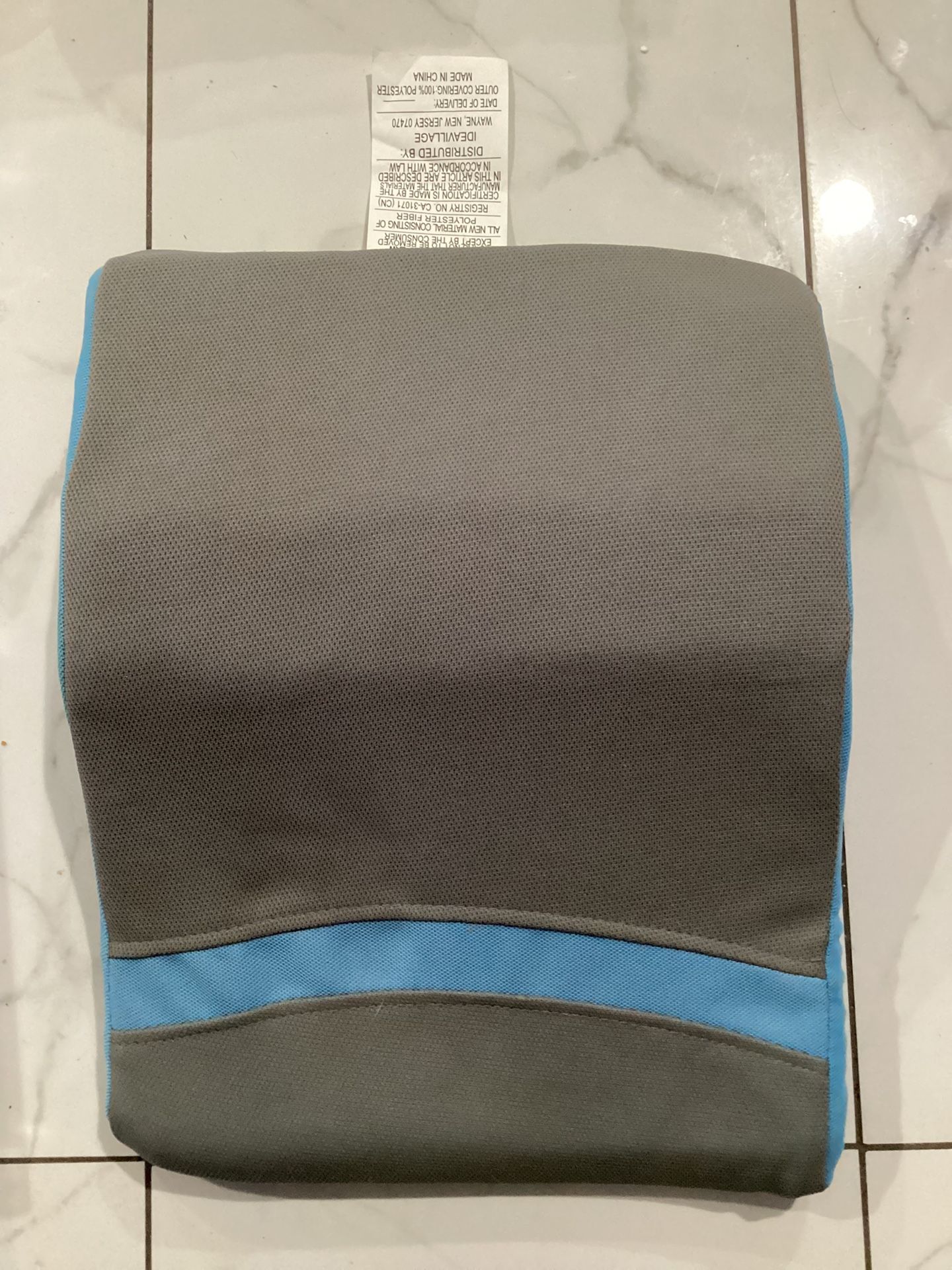 Miyashi Gray vibrating portable back & neck body massaging pillow