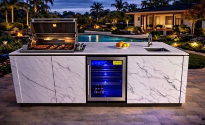 Brand New Bbq Island