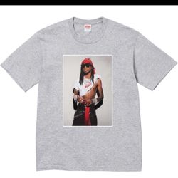 XL GRAY SUPREME PLAYBOI CARTI Shirt