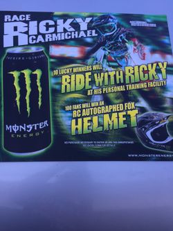 Ricky Carmichael Monster advertisement