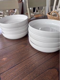 Project 62 white dinner bowls