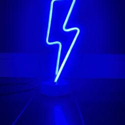 LED Lightning Bold Room Decor Men Blue