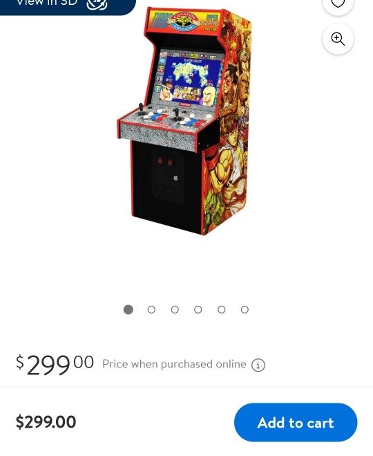 Street Fighter Arcade Machine 