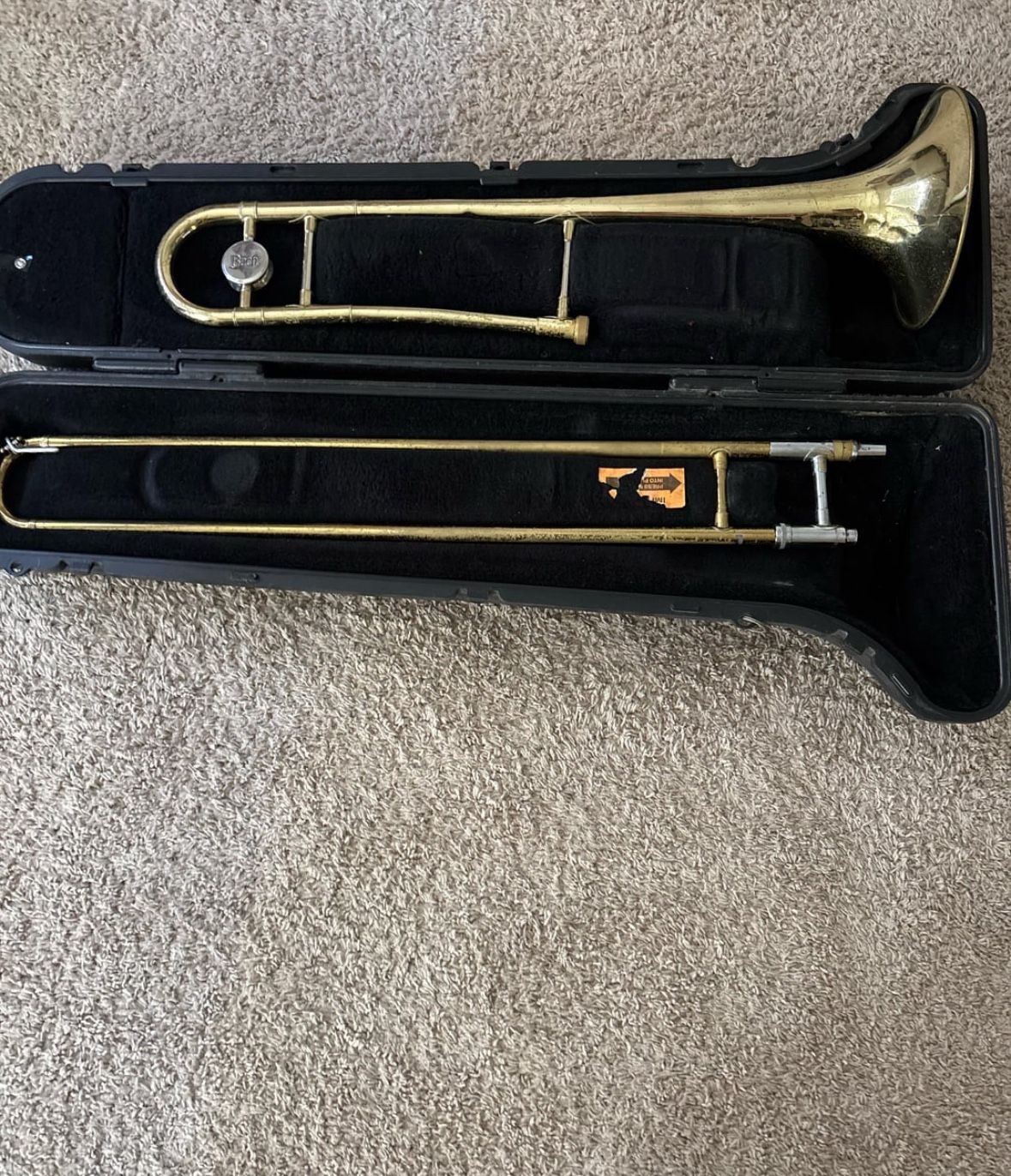 Bach Studen Trombone And Carrying Case
