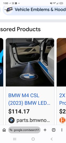 Bmw logo door lights