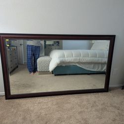 70" X 40" Framed Mirror