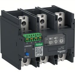 SCHNEIDER Contactor: 3 Poles, 3NO Contacts, 500 A, 120V AC/240V AC Coil