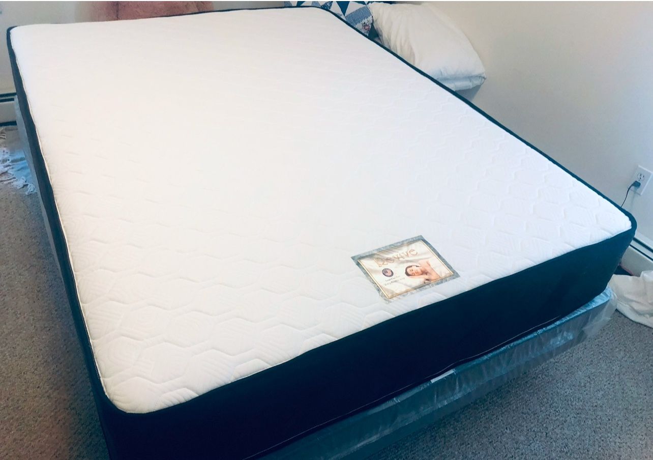 Queen Size Mattress 12”thick With Box Spring Brand New Delivery Available