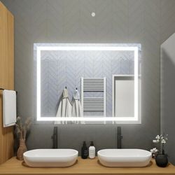 40 x 32 Inch LED Mirror, Bathroom Mirror with Lights '