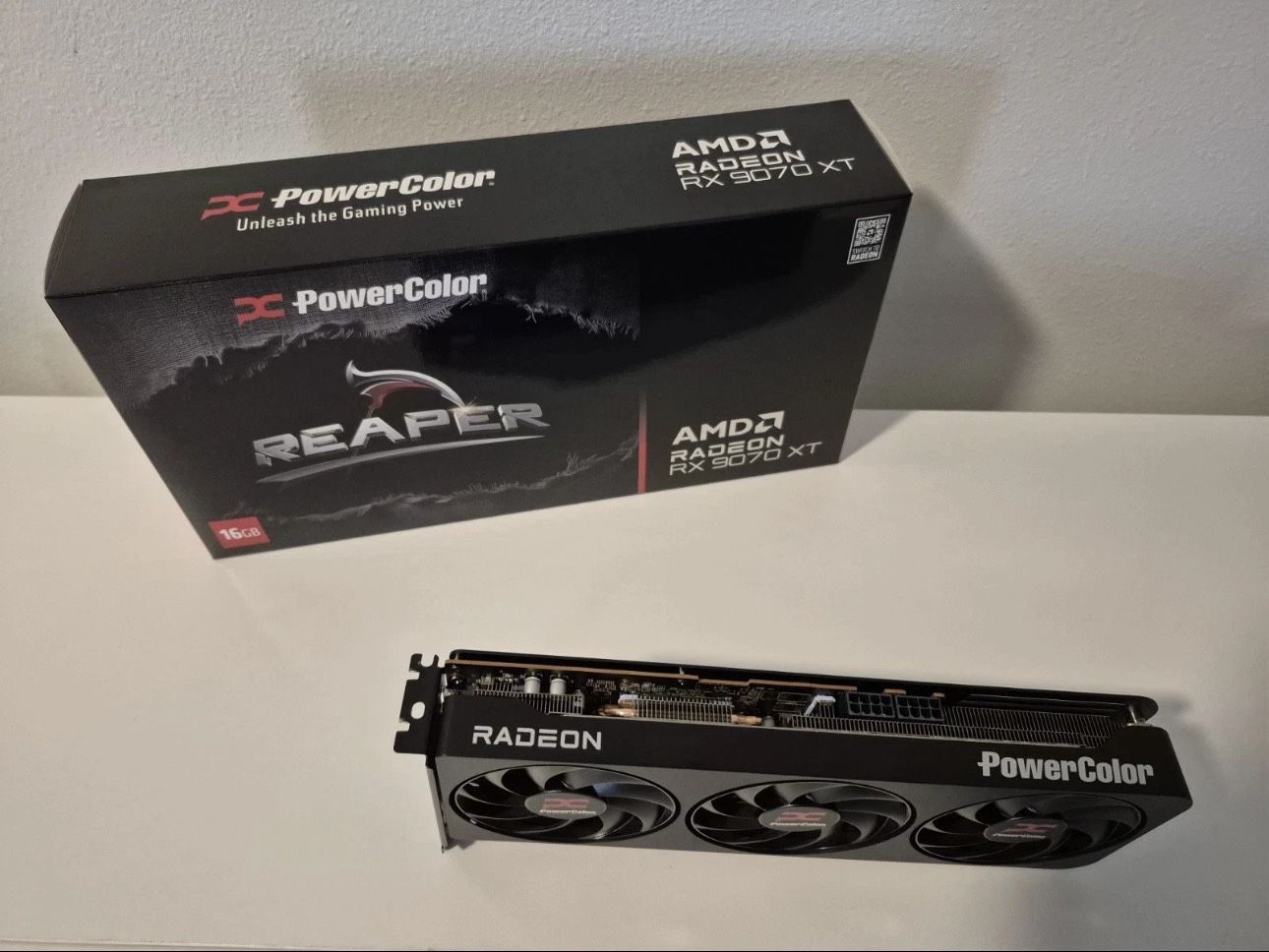 PowerColor Reaper AMD Radeon RX 9070 XT 16GB GDDR6 Graphics Card