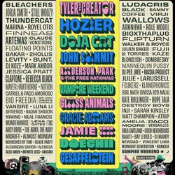 OUTSIDELANDS TICKETS GA 3 Day 