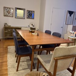 West Elm Mid-Century Extendable Dining Table (60” to 80”). $899 retail + tax