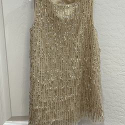 Gold Pretty Party Dress 