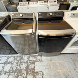 Lg Jumbo Washer And Dryer Gas 11$ Down Payment 