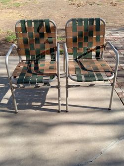 Aluminum chairs