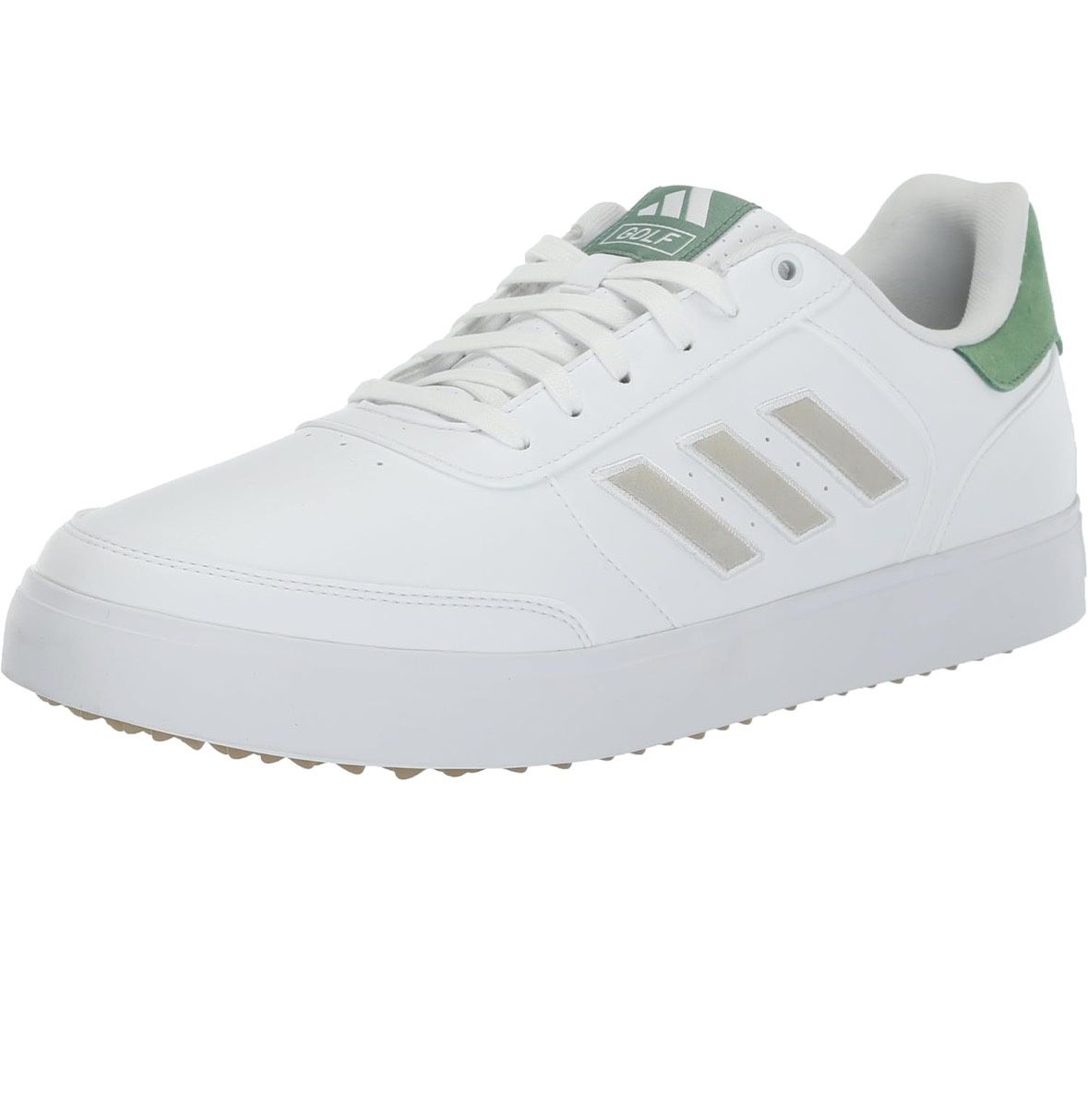 EUC Adidas Men's Retrocross 24 Spikeless Golf Shoes White/green 9.5