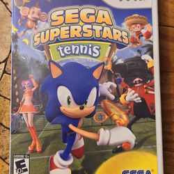Wii Sonic Sega Superstars Tennis.  Check Out My Other Listings For More Wii Games 