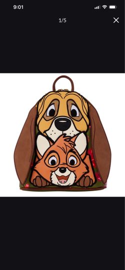DISNEY D23 Exclusive The Fox and the Hound Tod & Copper Cosplay Mini Backpack