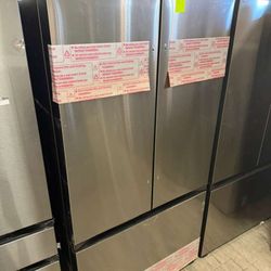 Samsung stainless steel French door fridge new with warranty