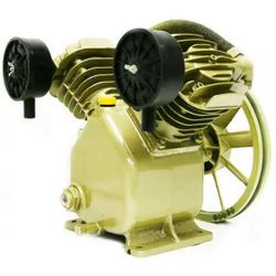3 HP  Air Compressor Pump Gold 3hp 2 Piston V Style Twin Cylinder Motor Head Air Tools Engine 