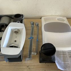 Broan NuTone 110 CFM Ceiling Exhaust Bath Fan LED Light & Heater 765H110L (READ)