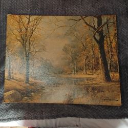 1956 Robert Wood Picture With Print 